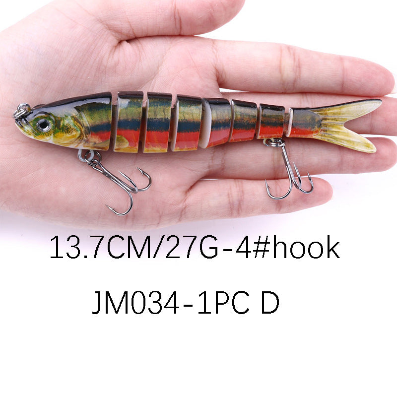 HENG JIA Multi-section Fish Lure - 3PCS PACK 13.7CM