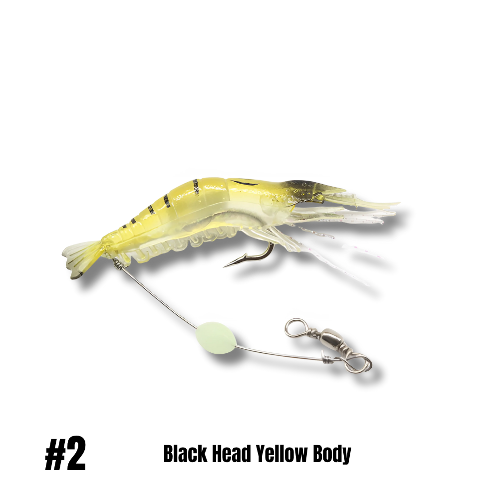 Leurre artificiel crevette avec hameçon 9 cm/6 g