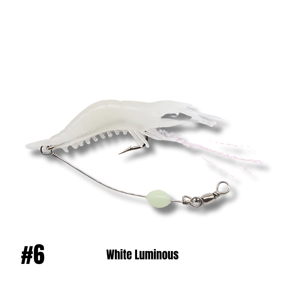 Leurre artificiel crevette avec hameçon 9 cm/6 g