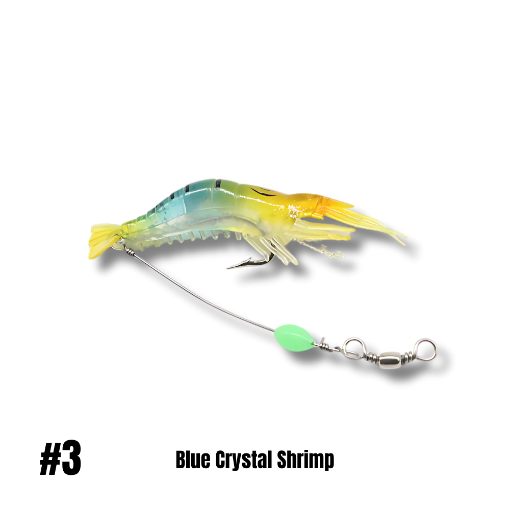 Leurre artificiel crevette avec hameçon 9 cm/6 g