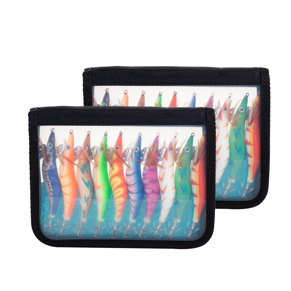 INTENSA ATOLL Ensemble de 10 leurres spéciaux phosphorescents pour crevettes, calmars et seiches