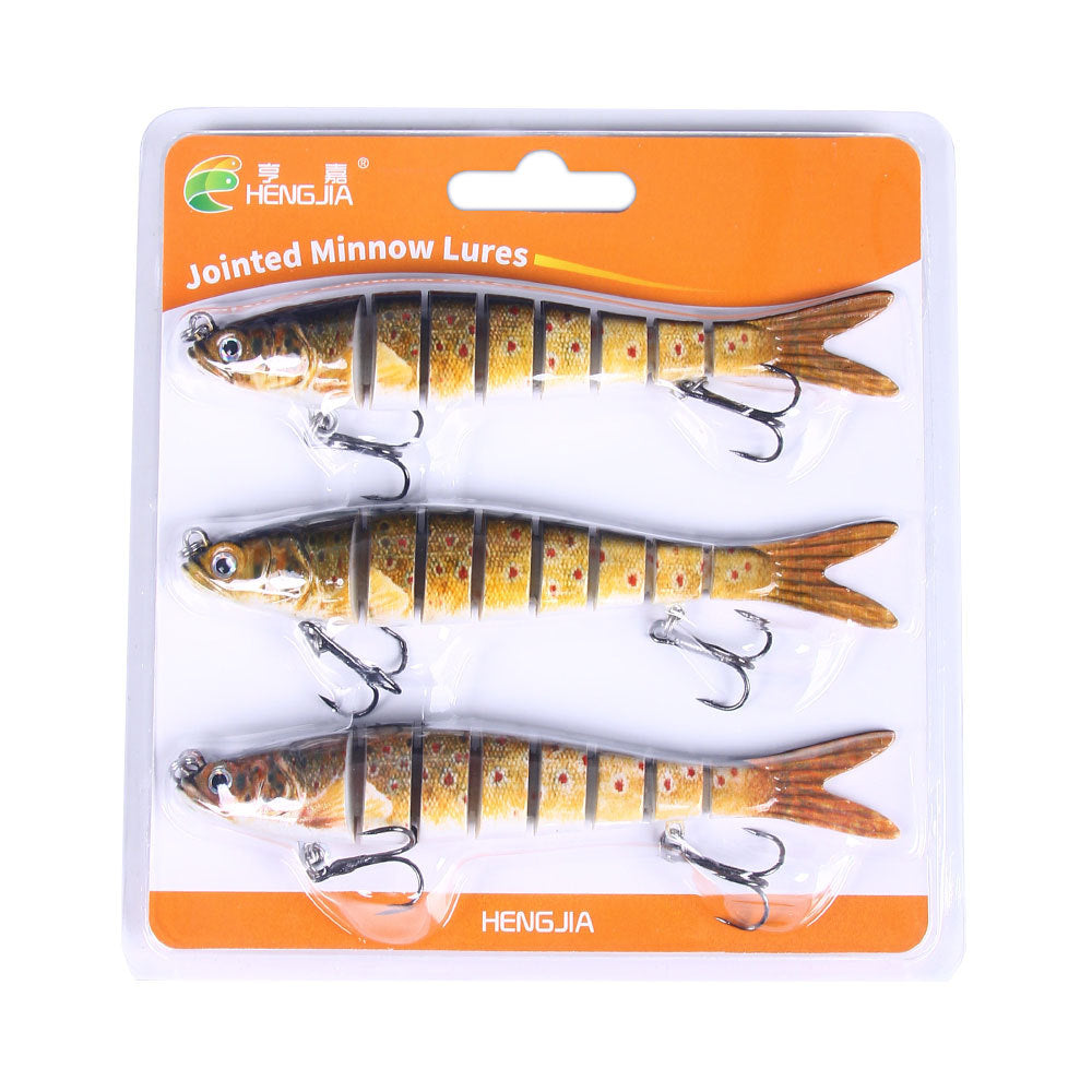 HENG JIA Multi-section Fish Lure - 3PCS PACK 13.7CM