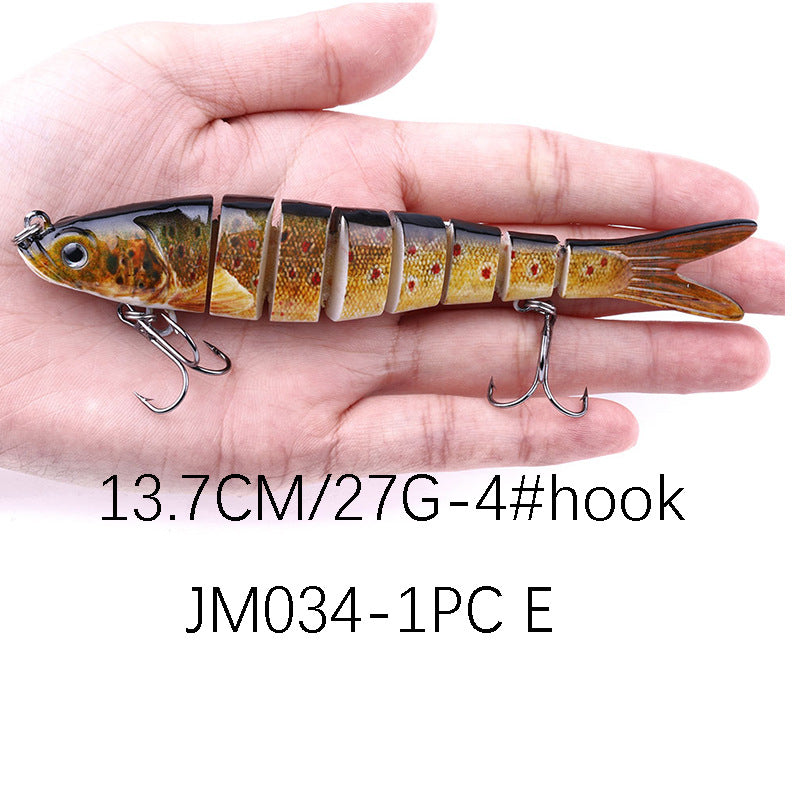 HENG JIA Multi-section Fish Lure - 3PCS PACK 13.7CM