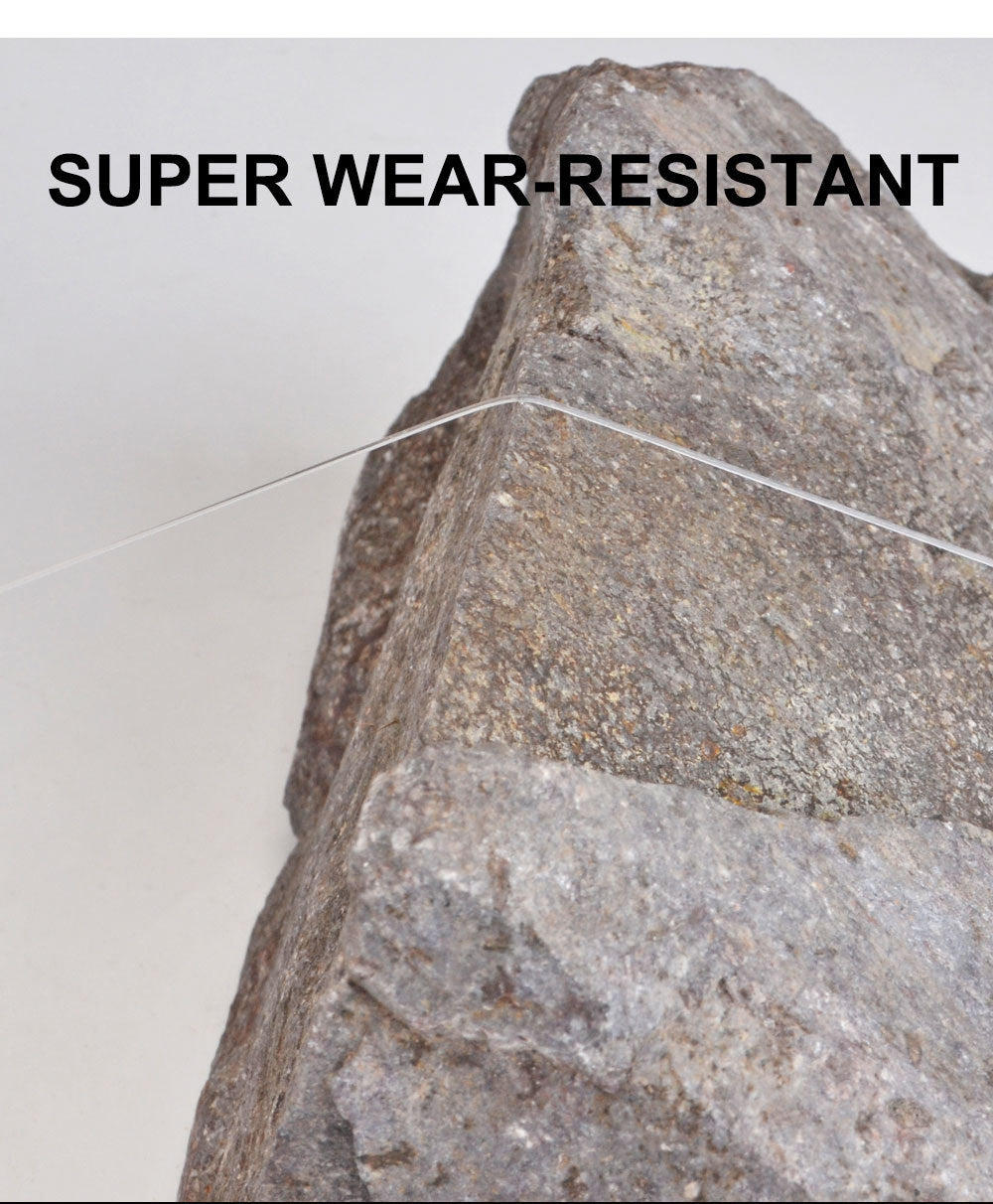 Fil de pêche FTK 100 % fluorocarbone résistant à l'abrasion (100 mètres)