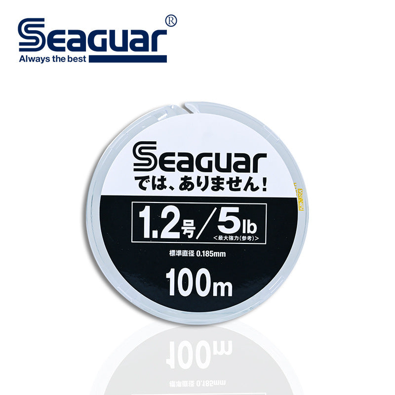 Ligne de pêche au fluorocarbone SEAQUAR du Japon, 100 m 