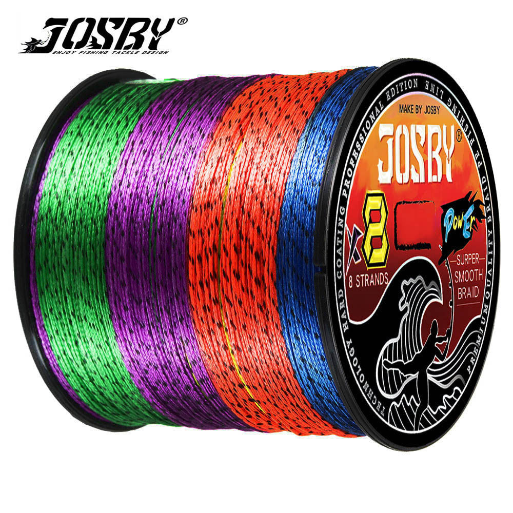 JOSBY Japan 8-Strand Braided SPECKLED Fishing Line 300M/500M