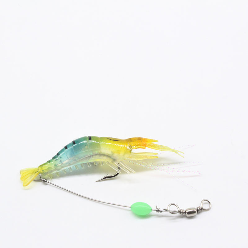 Leurre artificiel crevette avec hameçon 9 cm/6 g 
