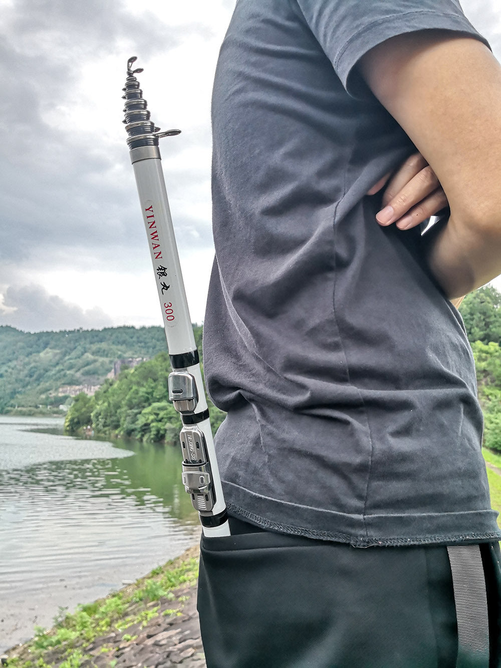 Canne à pêche et moulinet à lancer ultra-légers et portables en fibre de carbone JOSBY 