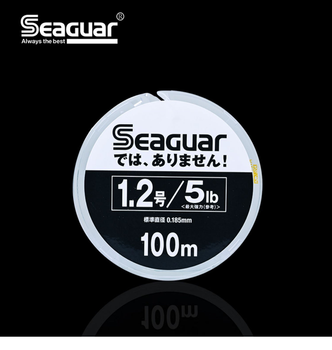 Ligne de pêche au fluorocarbone SEAQUAR du Japon, 100 m 