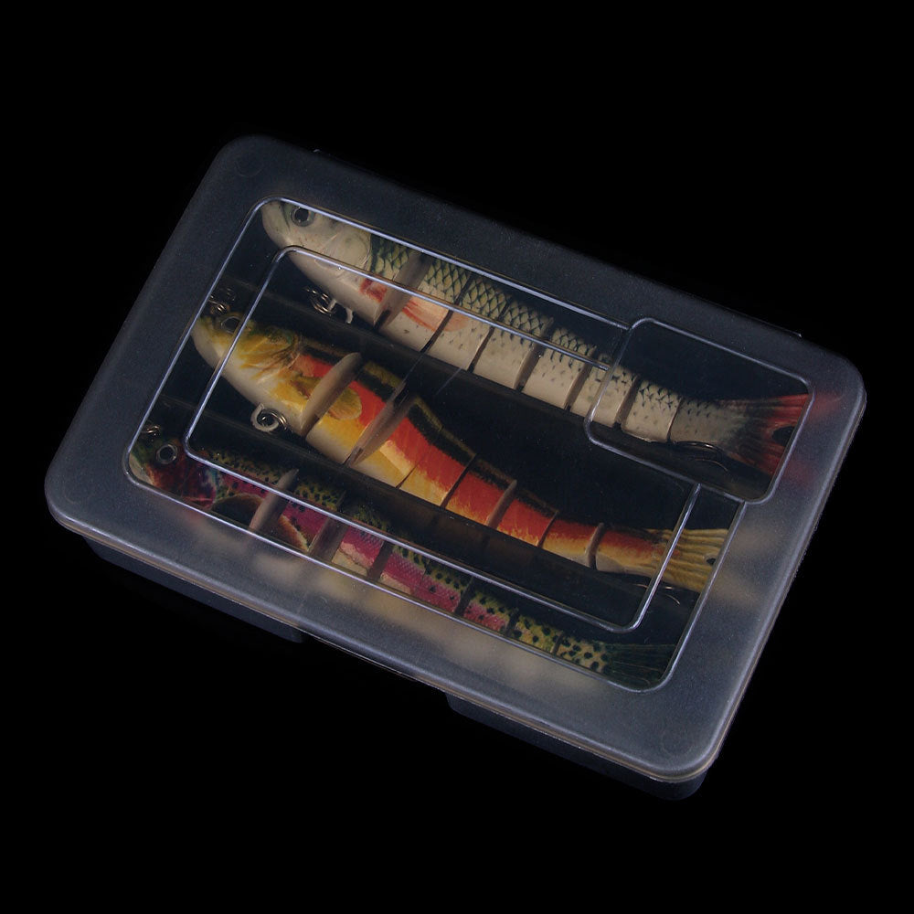 Leurre de pêche multi-sections HENG JIA - PACK DE 3 PIÈCES 13,7 CM 