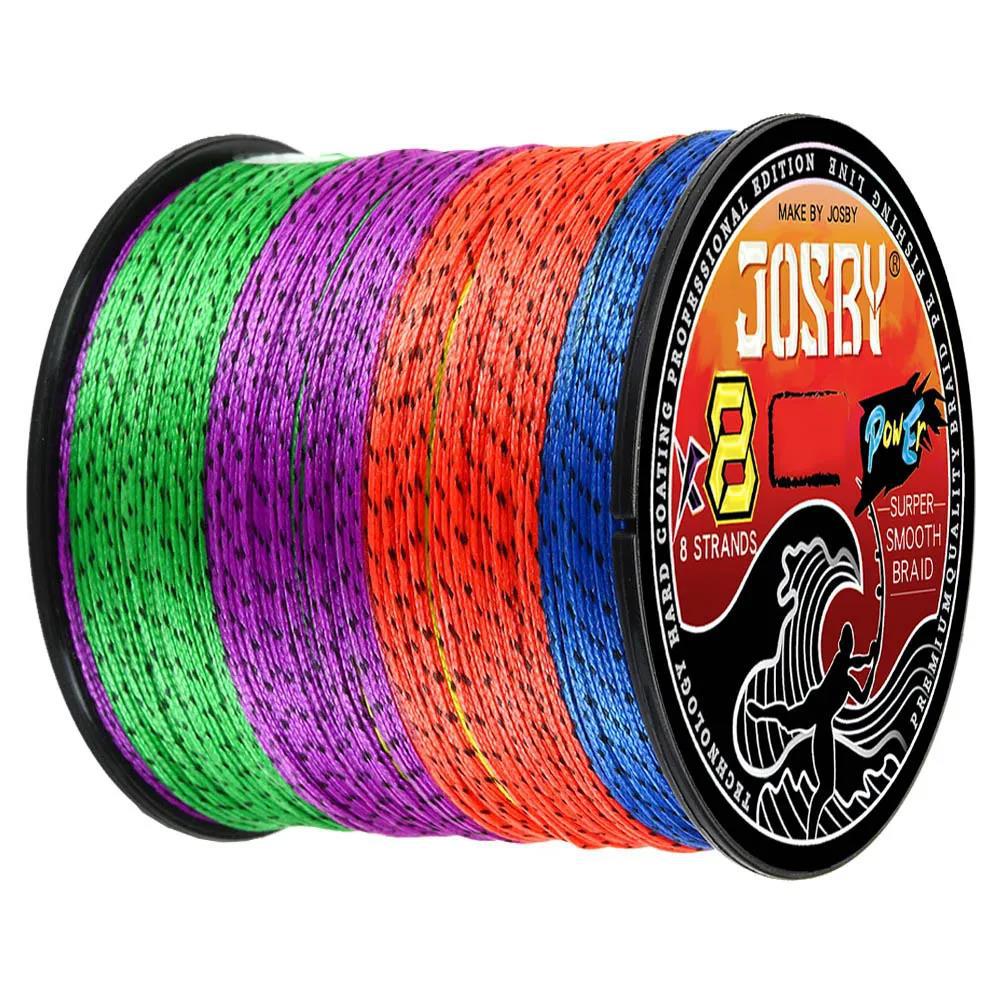 JOSBY Japan 8-Strand Braided SPECKLED Fishing Line 300M/500M