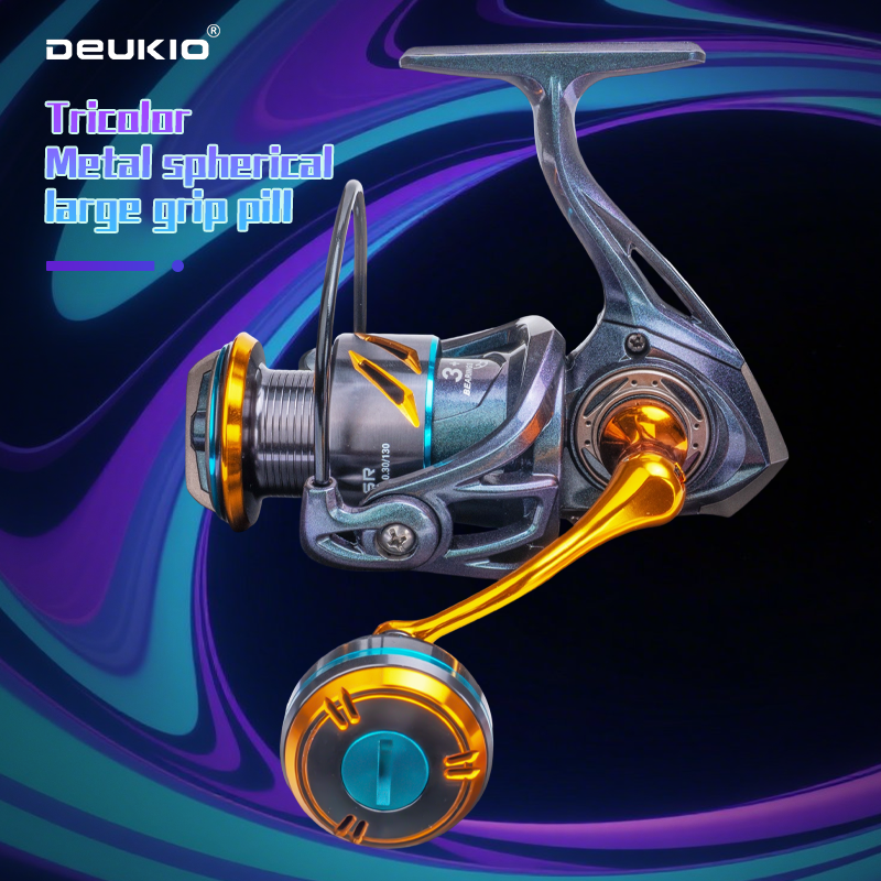 DEUKIO CSR Chameleon Metal Spinning Reel with 16KG Max Drag