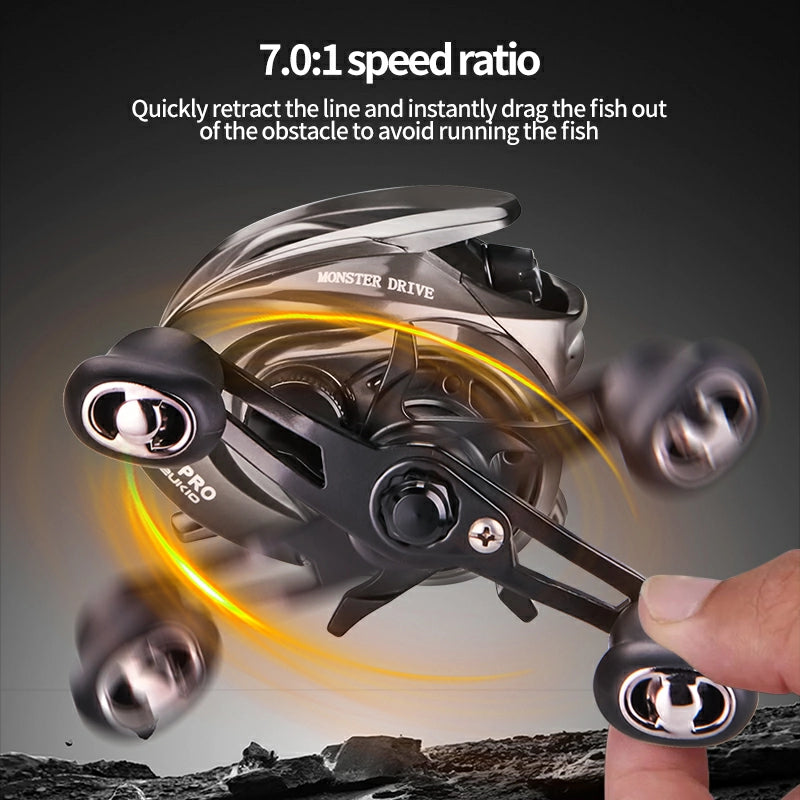 DEUKIO DC PRO Baitcasting Reel with Audible Casting Sound