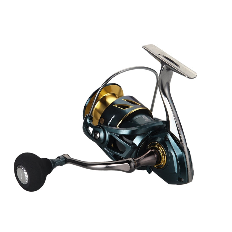 DEUKIO SA Waterproof Spinning Reel featuring a CNC Metal Handle