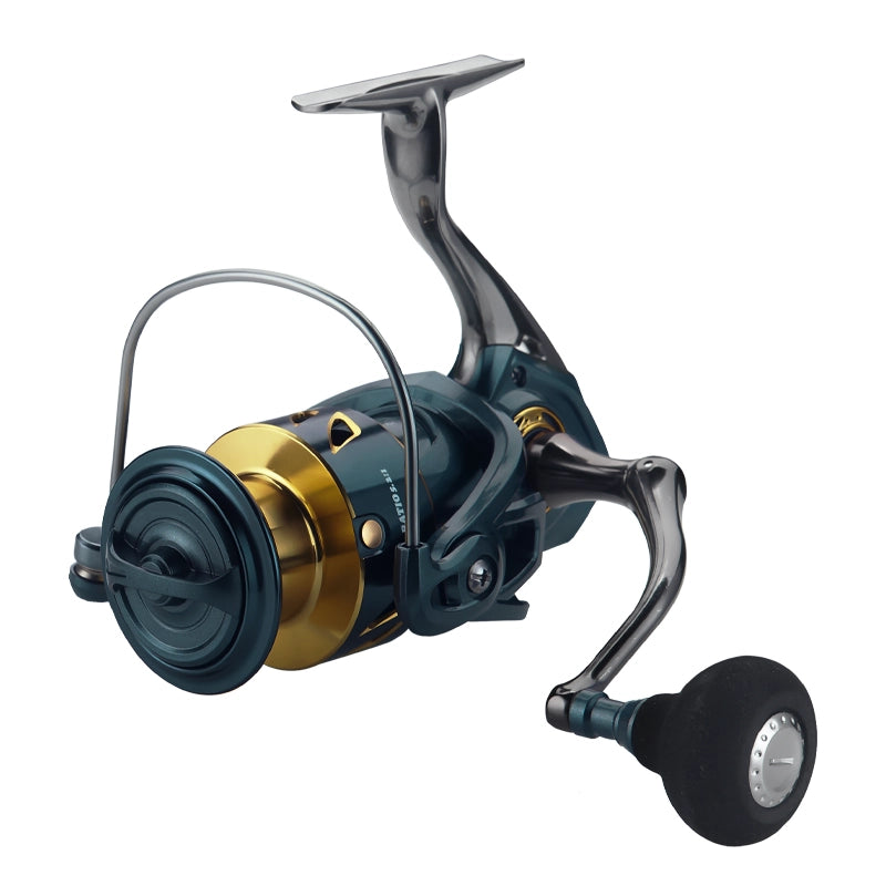 DEUKIO SA Waterproof Spinning Reel featuring a CNC Metal Handle