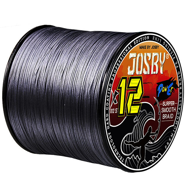 Ligne de pêche tressée PE JOSBY 12 brins